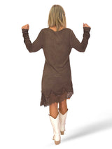 TOP/VESTIDO LENCERO MANGAS ASIMETRICO JOT