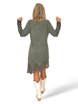 TOP/VESTIDO LENCERO MANGAS ASIMETRICO JOT