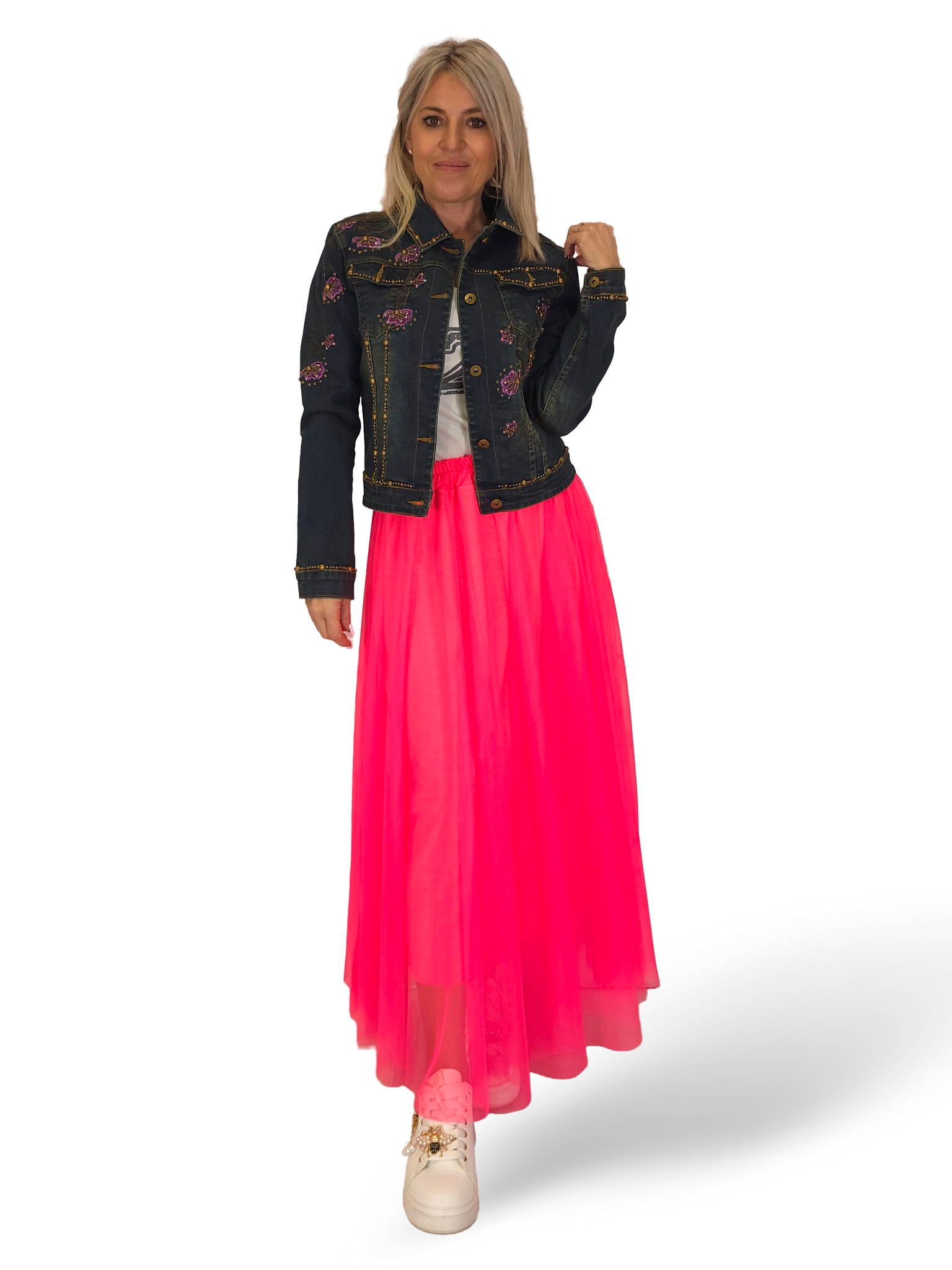 JOT JEWELRY DENIM JACKE