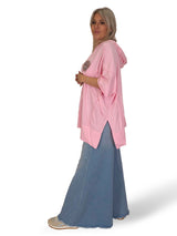 MAXI CAMISETA CAPUCHA ENCAJE CALAVERA