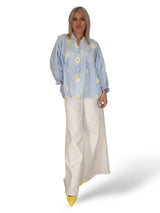 BLUSÓN BORDADO MARGARITAS JOT