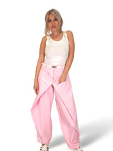 PANTALON URBAN CRUZADO LONETA ELÁSTICA