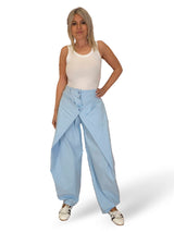 PANTALON URBAN CRUZADO LONETA ELÁSTICA