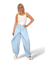 PANTALON URBAN CRUZADO LONETA ELÁSTICA