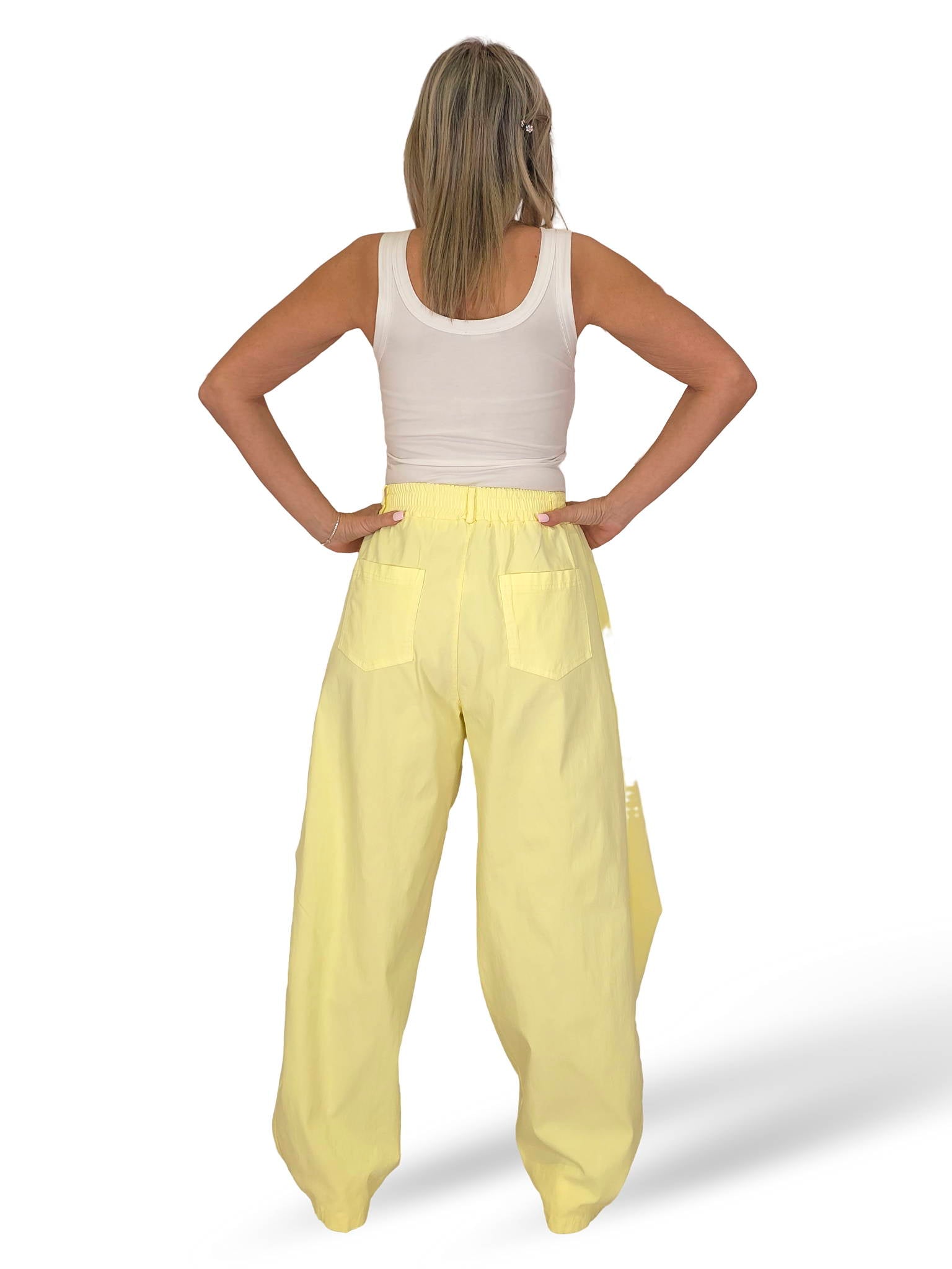 PANTALON URBAN CRUZADO LONETA ELÁSTICA