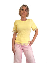 CAMISETA CORSET BLONDA ENCAJE