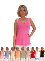 CAMISETA CANALÉ  TIRANTES LENTEJUELAS