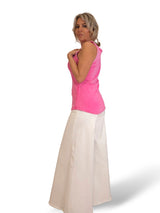 CAMISETA CANALÉ  TIRANTES LENTEJUELAS