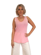 CAMISETA CANALÉ  TIRANTES LENTEJUELAS