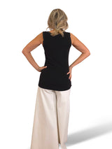 CAMISETA CANALÉ  TIRANTES LENTEJUELAS