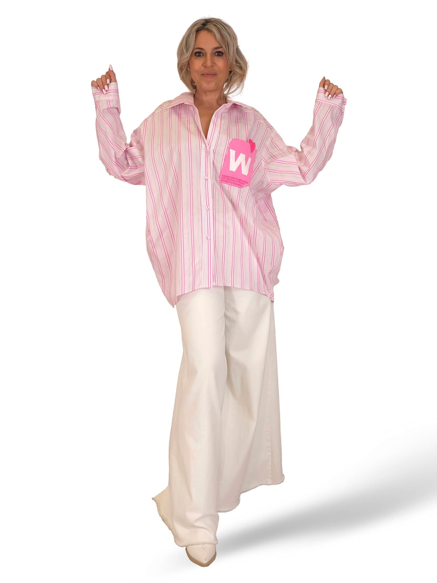 MAXI CAMISA RAYAS BOLSILLO JOT