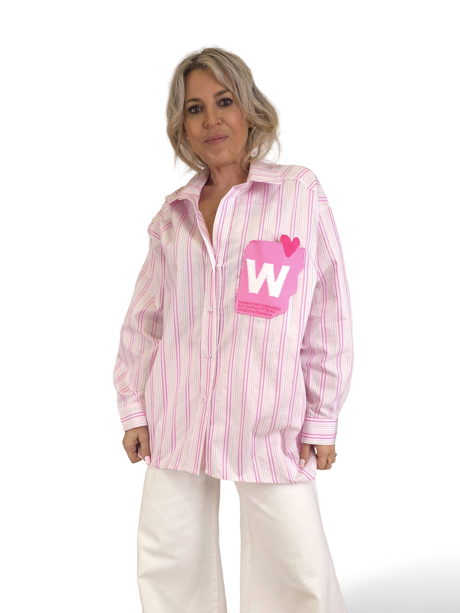 MAXI CAMISA RAYAS BOLSILLO JOT