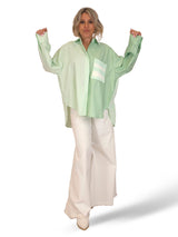 CAMISA COMBINADA RAYAS ASIMÉTRICA JOT