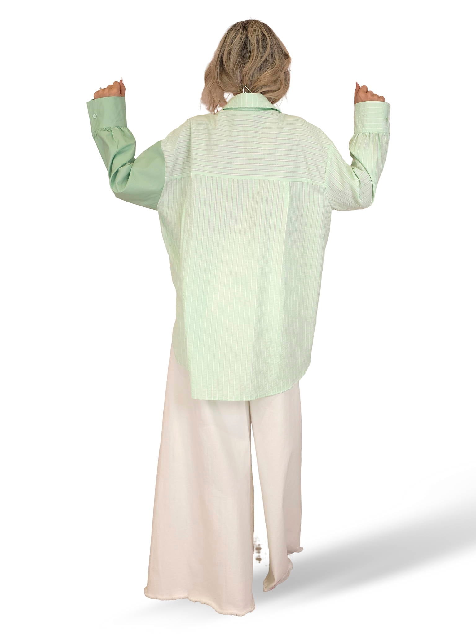 CAMISA COMBINADA RAYAS ASIMÉTRICA JOT