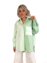 CAMISA COMBINADA RAYAS ASIMÉTRICA JOT