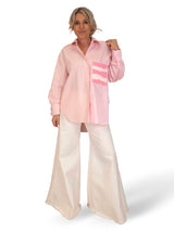 CAMISA COMBINADA RAYAS ASIMÉTRICA JOT