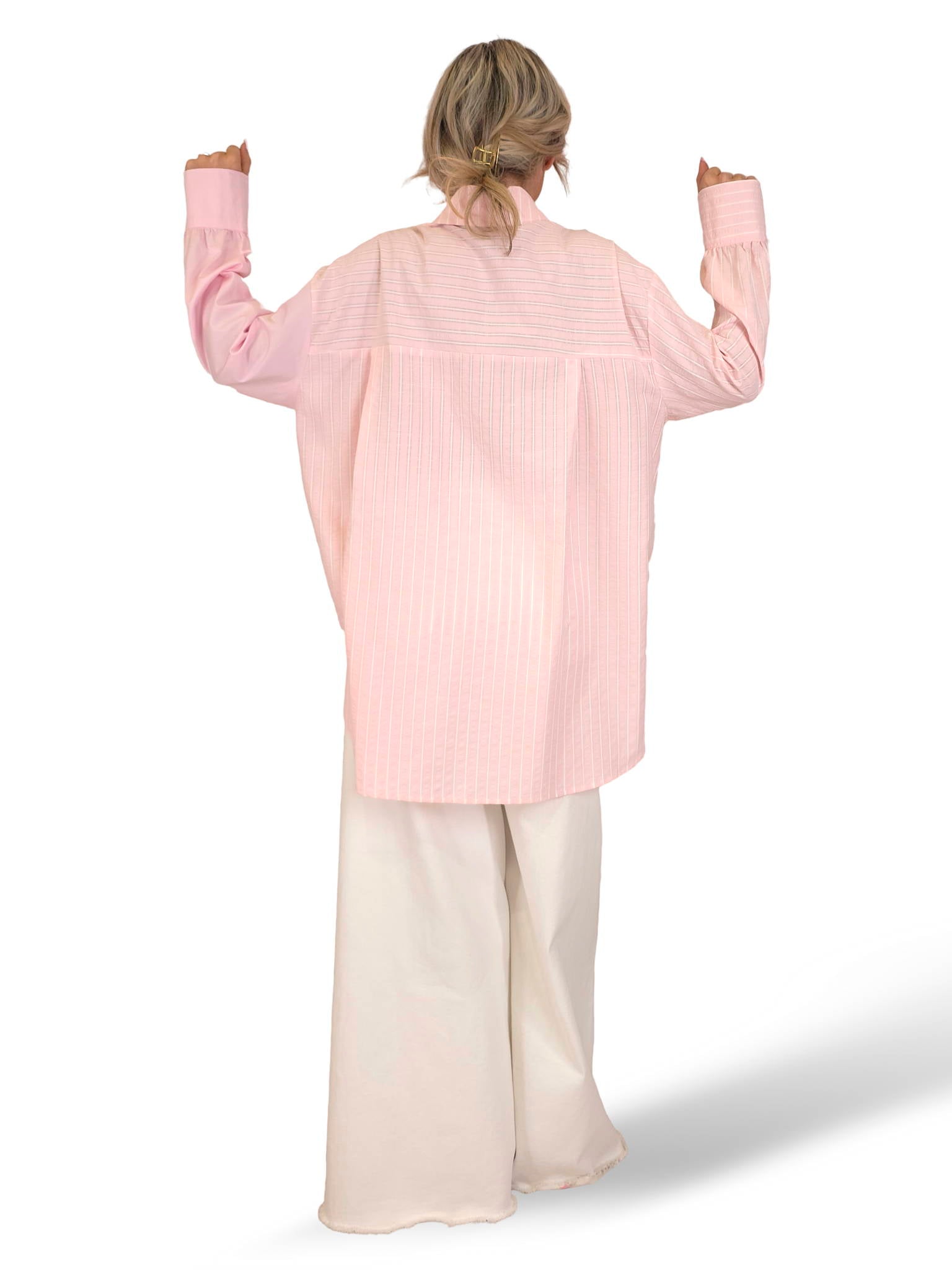 CAMISA COMBINADA RAYAS ASIMÉTRICA JOT