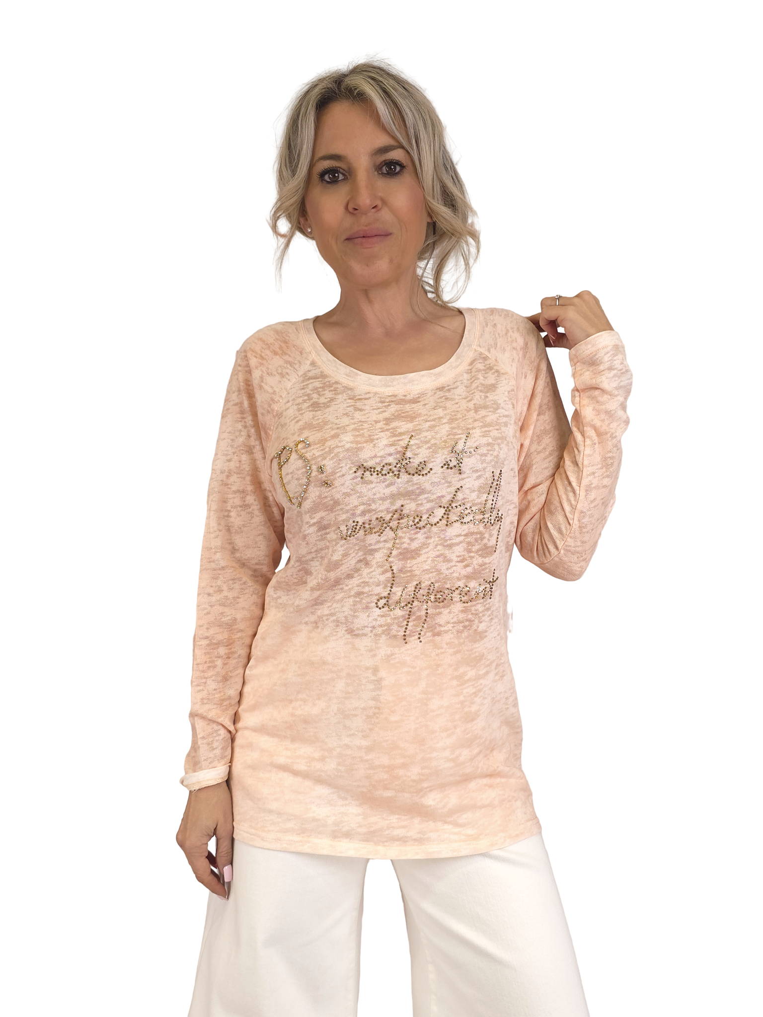 CAMISETA LAVADO VINTAGE STRASS JOT