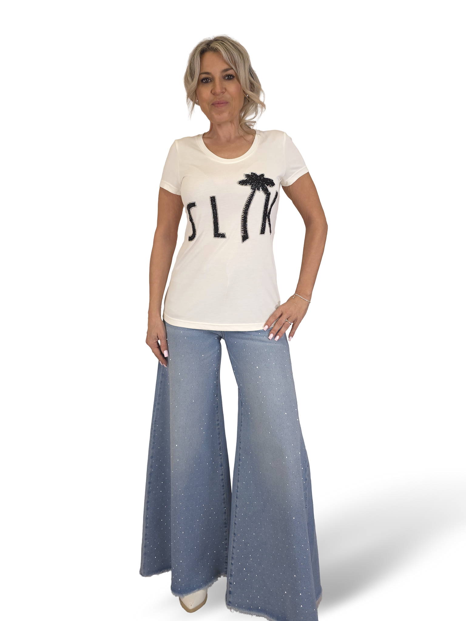 CAMISETA SLIK GLITTER JOT