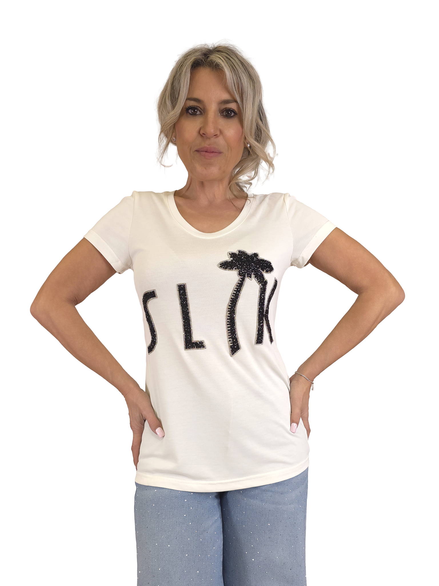 CAMISETA SLIK GLITTER JOT