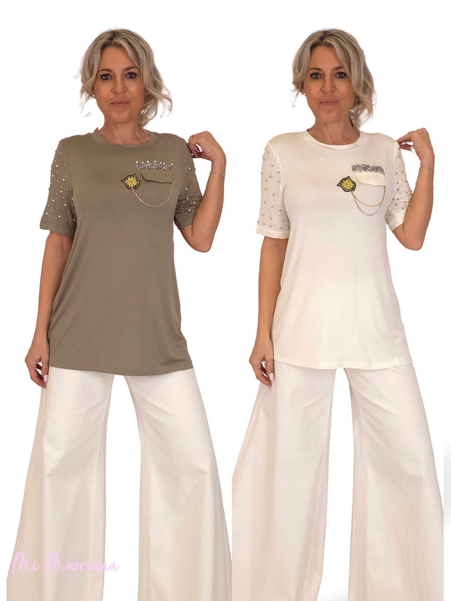 CAMISETA MILITAR PERLAS JOT