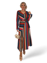 VESTIDO RAYAS LAZADA JOT