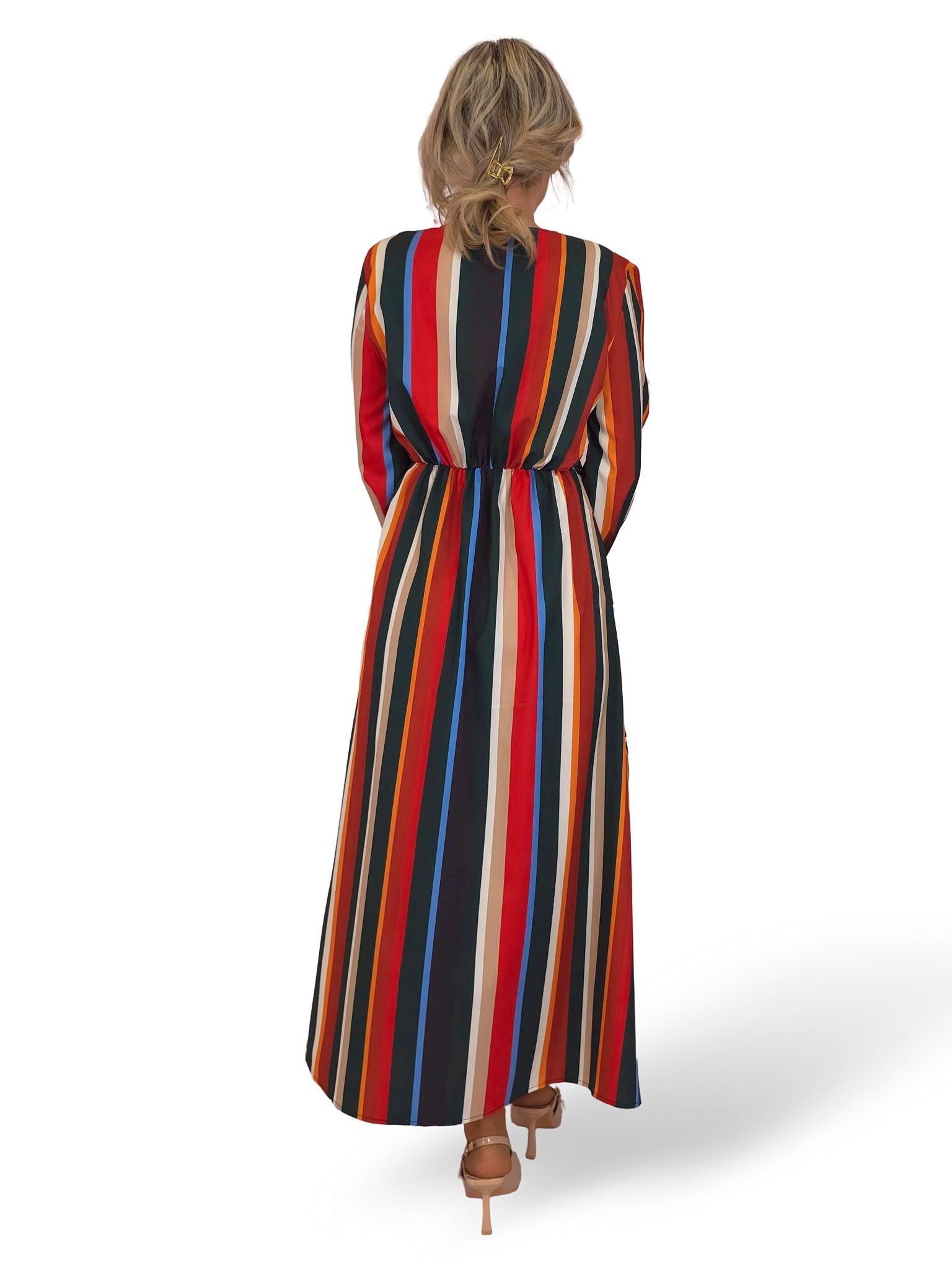 VESTIDO RAYAS LAZADA JOT