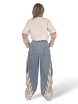 JEANS CARGO IN DENIM