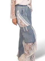 JEANS CARGO IN DENIM