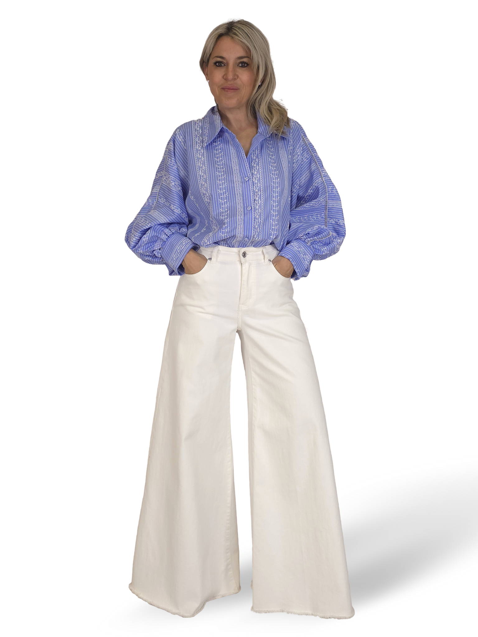 MAXI CAMISA RELIEVE RAYAS