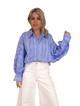MAXI CAMISA RELIEVE RAYAS