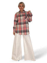 CAMISA CUADROS CUELLO PEDRERIA JOT