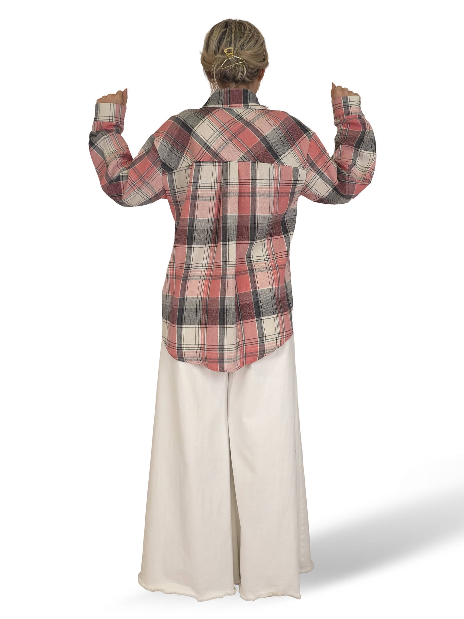 CAMISA CUADROS CUELLO PEDRERIA JOT
