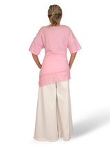 T-SHIRT LINGERIE ASIMMETRICA
