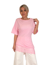 CAMISETA LENCERA ASIMETRICA