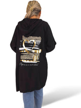 CHAQUETA FLUIDA CORAZON METALIZADO