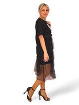 VESTIDO CAMISETA TUL JOT