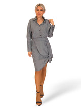 VESTIDO CAMISERO RAYAS JOT