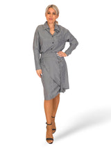 VESTIDO CAMISERO RAYAS JOT