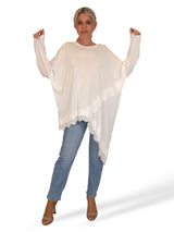 MAXI CAMISETA LENCERA FLUIDA