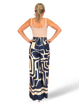 PANTALÓN ANCHO SATEN ESTAMPADO JOT