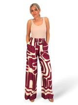 PANTALÓN ANCHO SATEN ESTAMPADO JOT