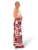 PANTALÓN ANCHO SATEN ESTAMPADO JOT