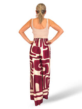 PANTALÓN ANCHO SATEN ESTAMPADO JOT