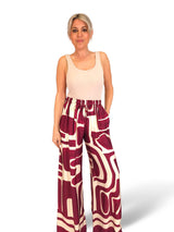 PANTALÓN ANCHO SATEN ESTAMPADO JOT