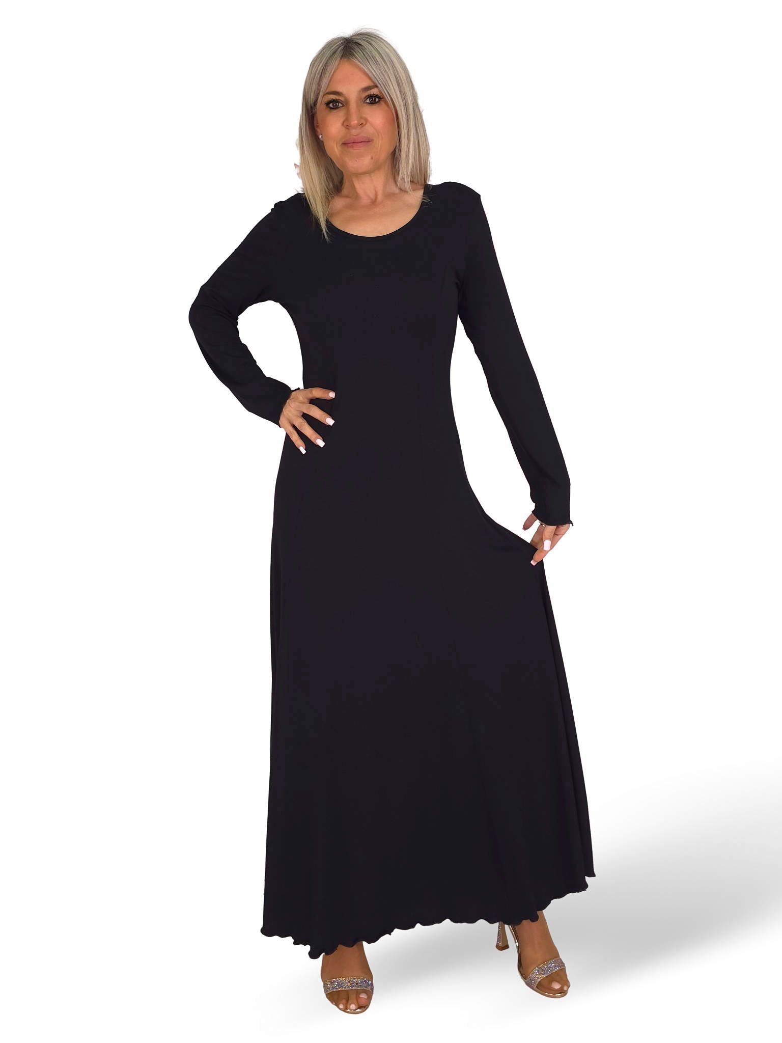 VESTIDO LARGO PUNTO VISCOSA JOT