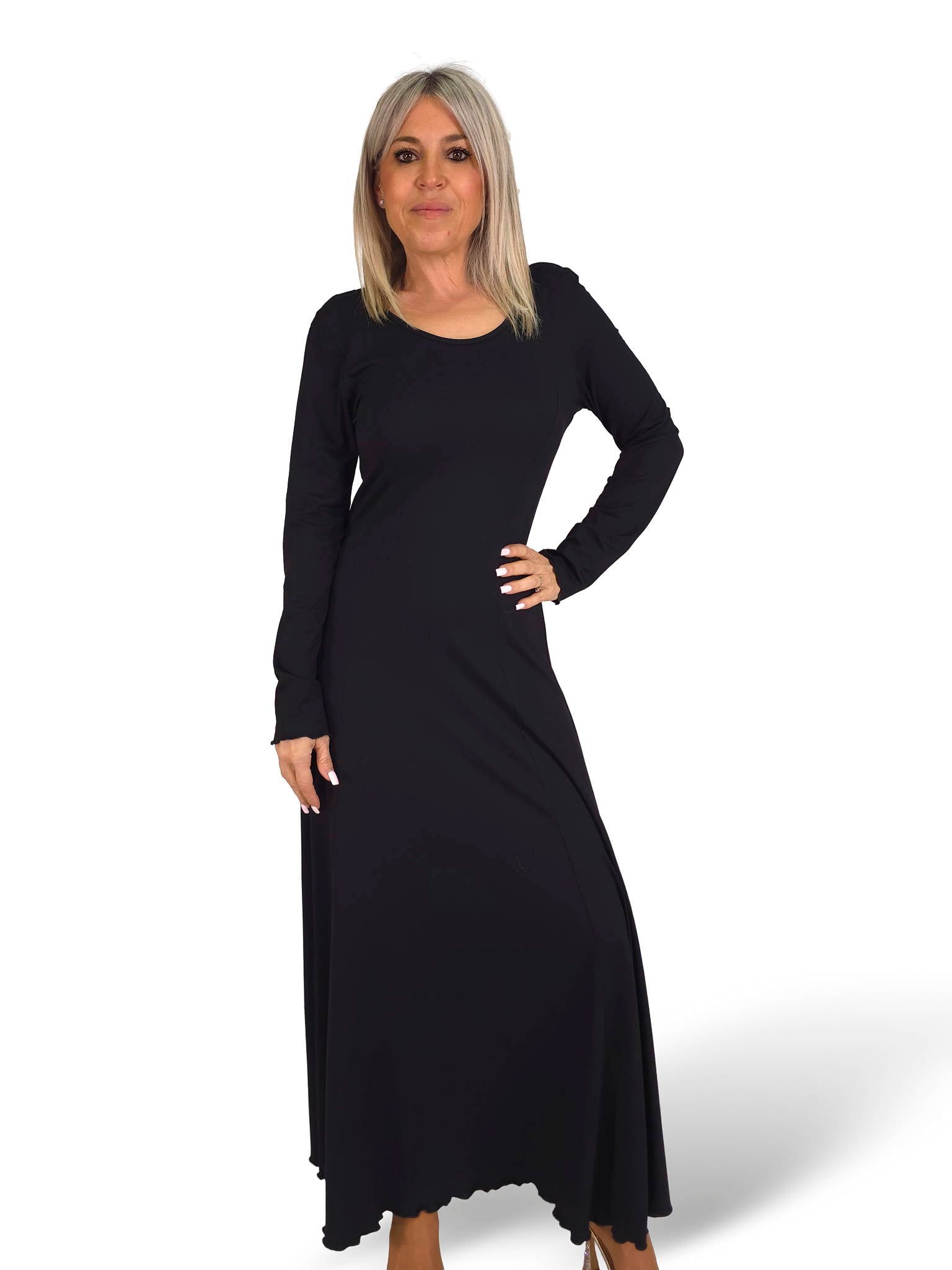VESTIDO LARGO PUNTO VISCOSA JOT