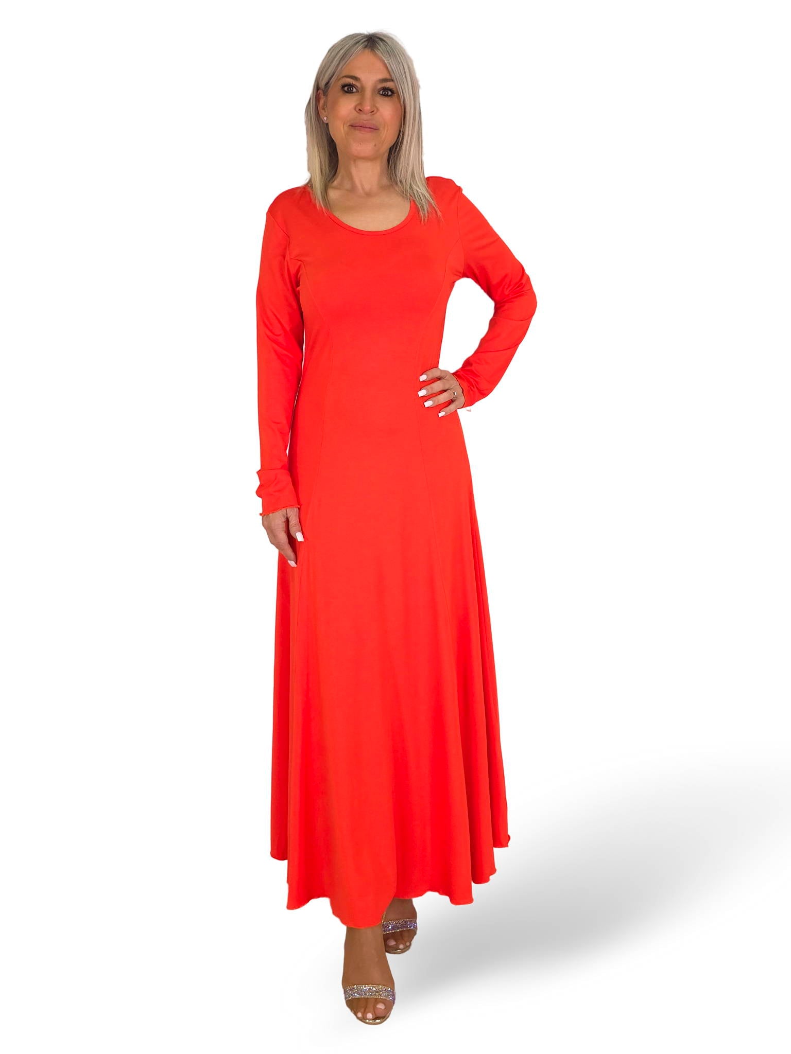 VESTIDO LARGO PUNTO VISCOSA JOT