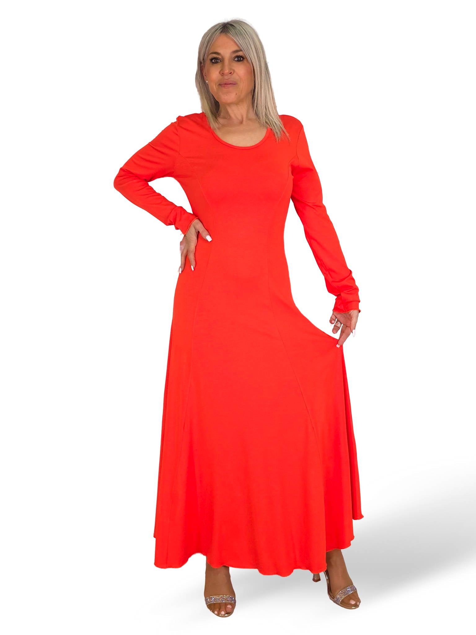 VESTIDO LARGO PUNTO VISCOSA JOT