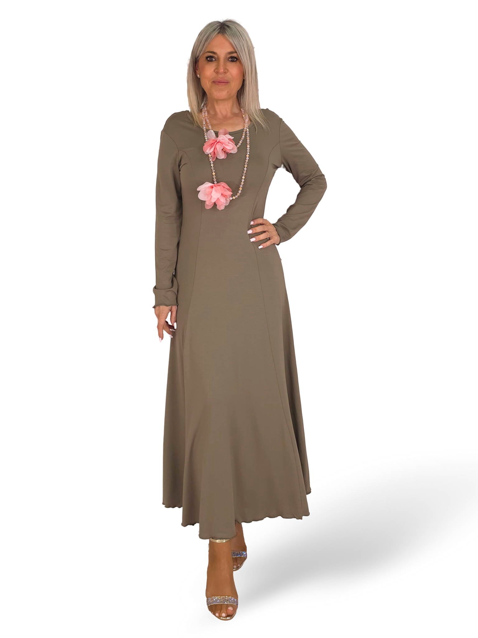 VESTIDO LARGO PUNTO VISCOSA JOT
